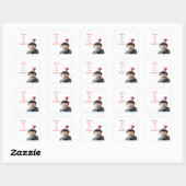 Zou Jij Mijn Valentijn Willen Zijn? Vierkante Sticker (Vel)