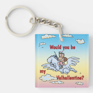 Zou jij mijn Valhallentine Acryl Sleutelhanger zij