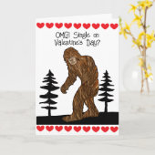 Zou liever op zoek zijn naar Squatch met Valentijn Kaart (Gele Bloem)