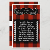 Zou mam een kleine Lumberjack Baby shower willen? (Voorkant / Achterkant)