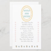 Zou mam liever een avontuurlijk Baby shower spelen (Voorkant / Achterkant)