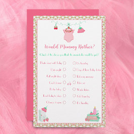 Zou mama liever aardbei Baby outfit spel