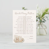 Zou mama liever feestspel informatiekaartje (Staand voorkant)