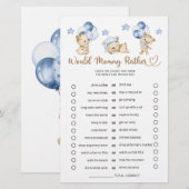 Zou mama liever Teddy Bear Boy Baby shower (Voorkant / Achterkant)