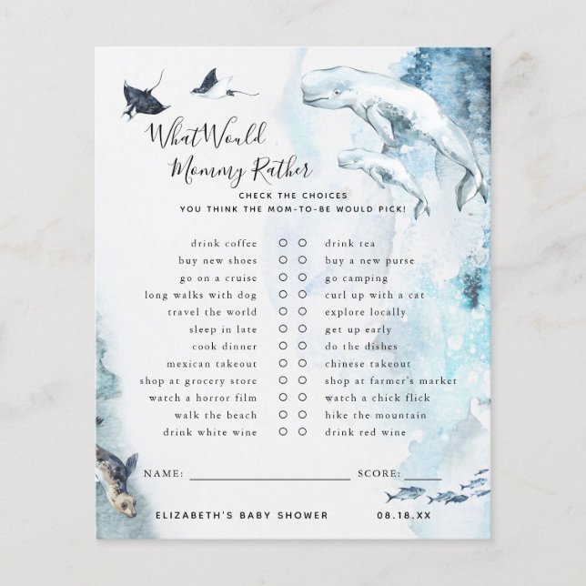 Zou mama Rather | BABY SHOWER (Voorkant)