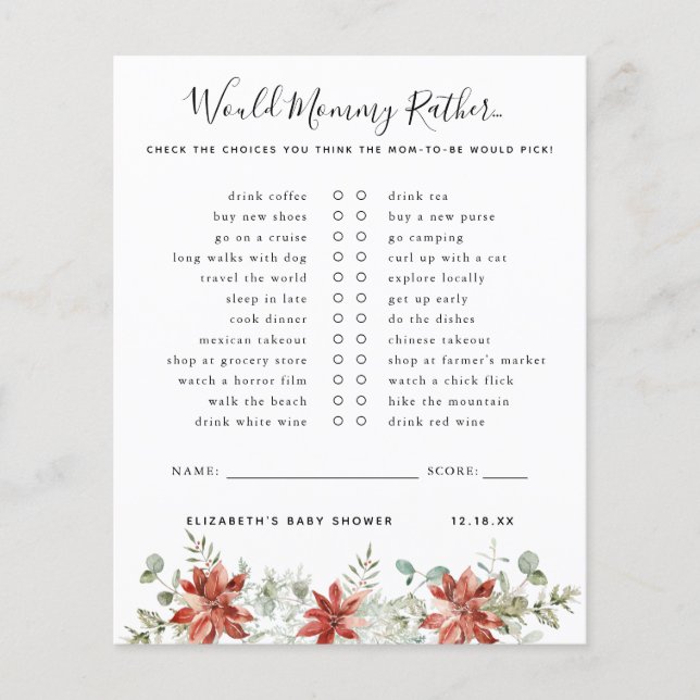 Zou mama Rather | BABY SHOWER (Voorkant)