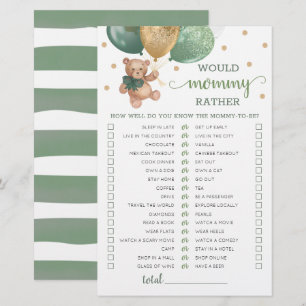 Zou mammie een Baby shower van het Spam Teddy Bear