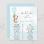 Zou mammie een Baby shower van het Spam Teddy Bear (Voorkant / Achterkant)