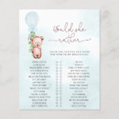 Zou mammie een Baby shower van het Spam Teddy Bear (Voorkant)