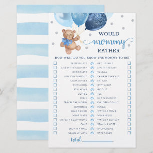 Zou mammie een Baby shower van het Spam Teddy Bear