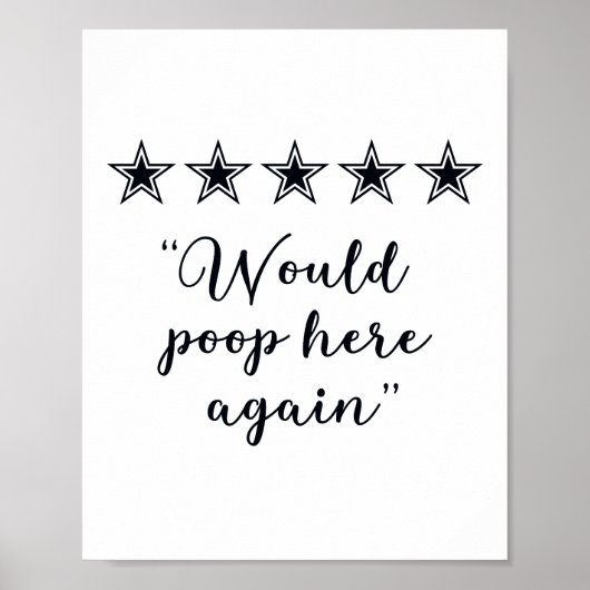 Zou u hier opnieuw een gratis badkamerteken plaats poster (Voorkant)