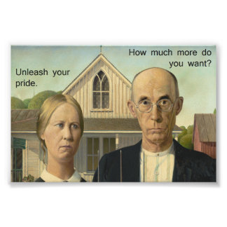 Zou Wood Pride toekennen Foto Afdruk