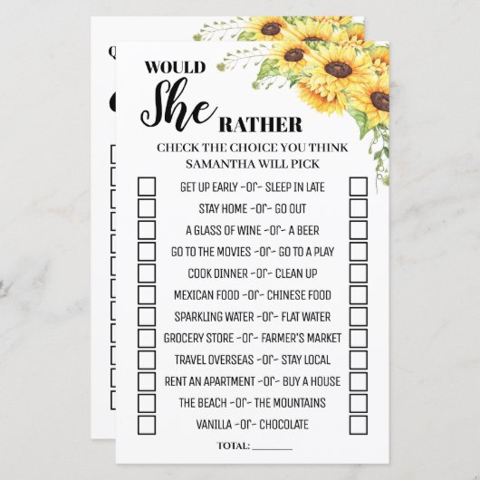 Zou ze de engelse spaanse wedstrijd liever in het  (Voorkant / Achterkant)