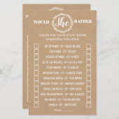 Zou ze een tweetalige tweetalige douche willen gev (Voorkant / Achterkant)