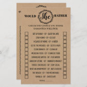 Zou ze een tweetalige tweetalige douche willen gev (Voorkant / Achterkant)