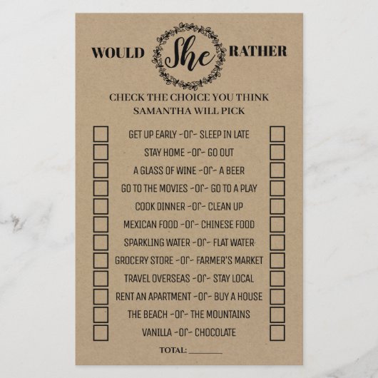 Zou ze een tweetalige tweetalige douche willen gev (Voorkant)