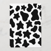 Zou ze haar liever niet-Cowgirl Disco Bachelorette Informatiekaartje (Achterkant)