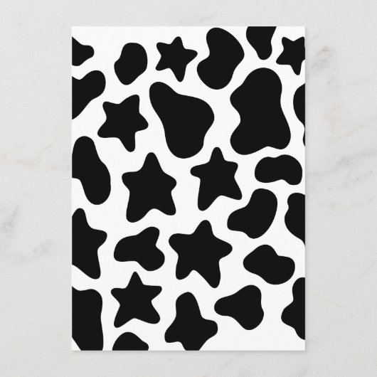 Zou ze haar liever niet-Cowgirl Disco Bachelorette Informatiekaartje (Achterkant)