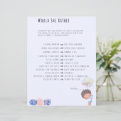 Zou ze liever Baby shower spelen? (Staand voorkant)