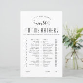 Zou ze liever Baby shower spelen? (Staand voorkant)