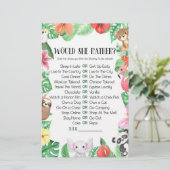 Zou ze liever Baby shower spelen? Briefpapier (Staand voorkant)