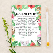 Zou ze liever Baby shower spelen? Briefpapier