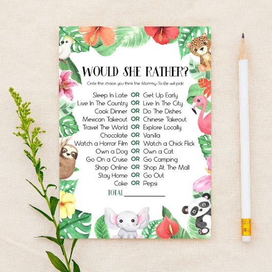 Zou ze liever Baby shower spelen? Briefpapier
