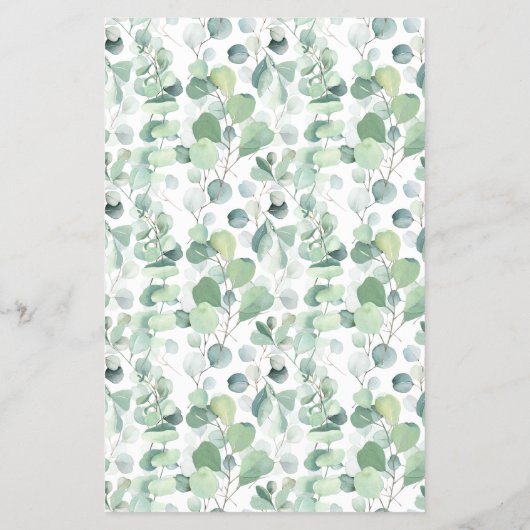 Zou ze liever Beer Greenery Shower Game Card wille Flyer (Achterkant)