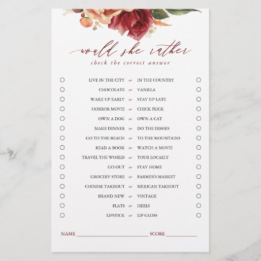 Zou ze liever Bridal Kaarten willen gamen? (Voorkant)