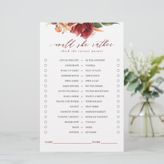 Zou ze liever Bridal Kaarten willen gamen? (Staand voorkant)