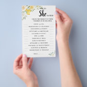 Zou ze liever BridalShower-Kaart in plaats van Lem Flyer (Hand)