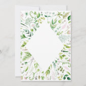 Zou ze liever bruids baby shower spel kaart (Achterkant)