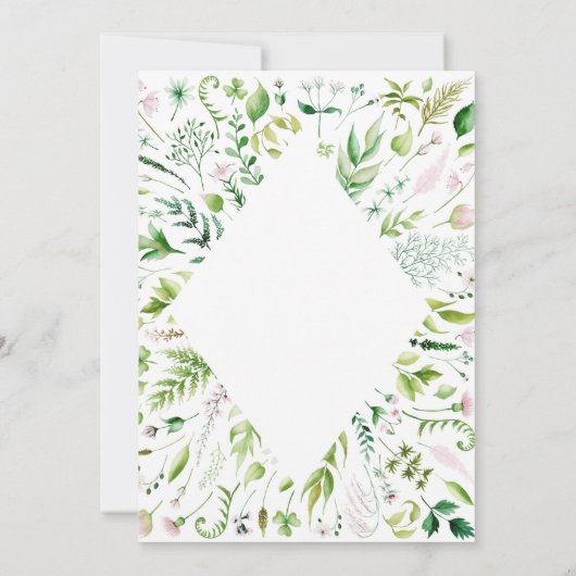 Zou ze liever bruids baby shower spel kaart (Achterkant)