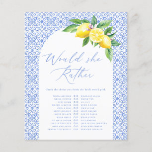 Zou ze liever citroen Italiaans Vrijgezellenfeest