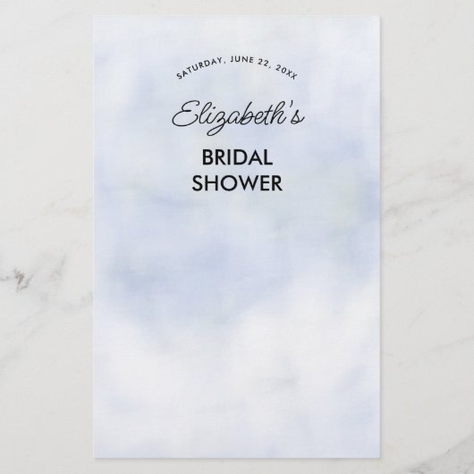 Zou ze liever cloud 9 Blue Vrijgezellenfeest spel Flyer (Achterkant)