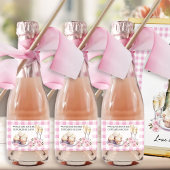 Zou ze liever cupcake of cava champagne sparkling wijnetiket