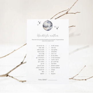 Zou ze liever Disco Ball Vrijgezellenfeest spel