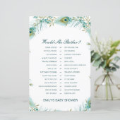 Zou ze liever een Baby shower-spel laten afdrukken (Staand voorkant)