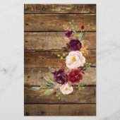 Zou ze liever een echte Burgundy Vrijgezellenfeest Flyer (Achterkant)