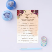 Zou ze liever een echte Burgundy Vrijgezellenfeest Flyer (Enkel)