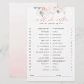 Zou ze liever een groen roze vlakke bridal game (Voorkant / Achterkant)