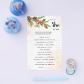 Zou ze liever een kerstkaartje voor Vrijgezellenfe Flyer (Enkel)