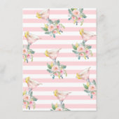 Zou ze liever een lichte cocktail bruids spel informatiekaartje (Achterkant)