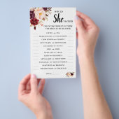 Zou ze liever een marsala Vrijgezellenfeest-spelka Flyer (Hand)