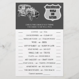 Zou ze liever een rackkaart voor racestralen met a flyer