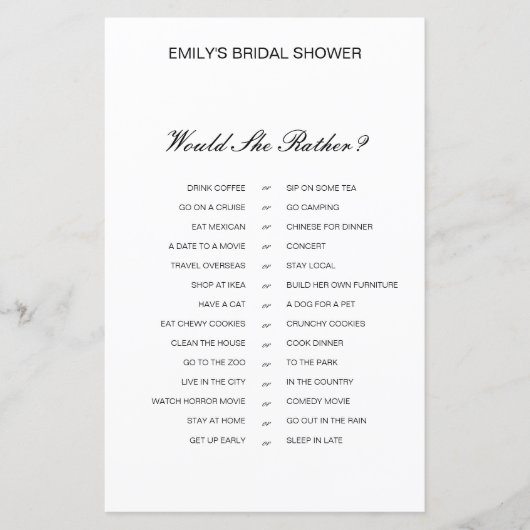 Zou ze liever een Vrijgezellenfeest-spel laten afd (Voorkant)