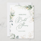 Zou ze liever een Vrijgezellenfeest van de Floral  Kaart (Achterkant)