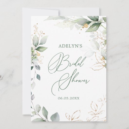 Zou ze liever een Vrijgezellenfeest van de Floral  Kaart (Achterkant)