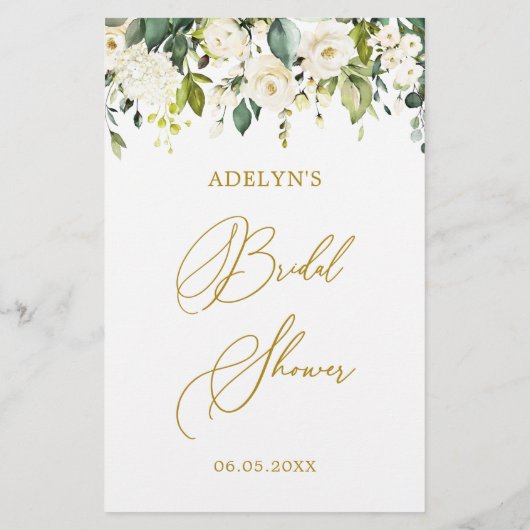 Zou ze liever een witte rozen Vrijgezellenfeest sp Flyer (Achterkant)