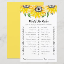 Zou ze liever een zonnebloem-Vrijgezellenfeest spe